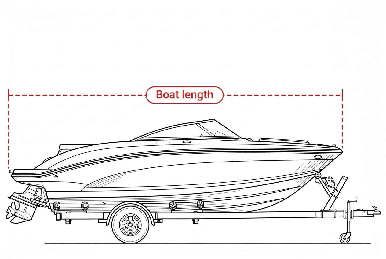 How to measure your boat length
